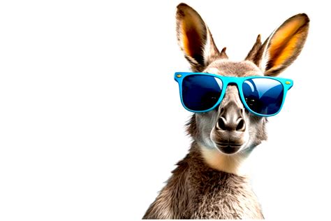 funny cute kangaroo ai generated 32544391 PNG