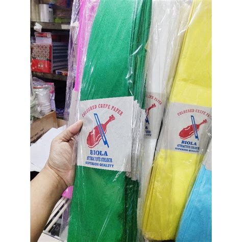 jual kertas krep crepe biola pack shopee indonesia