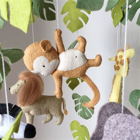 Safari Baby Mobile Crib Mobile Cot Mobile Safari Nursery Etsy