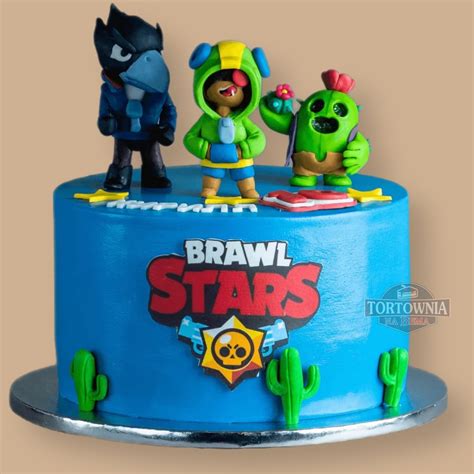 Zamówić Tort Brawl Stars z figurkami we Wrocław Cena Zdjęcie