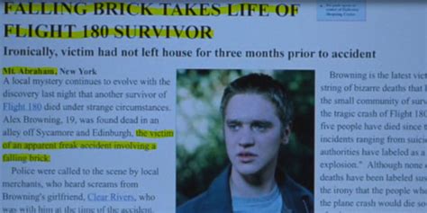 Why Devon Sawa Didn’t Return As Alex In Final Destination 2