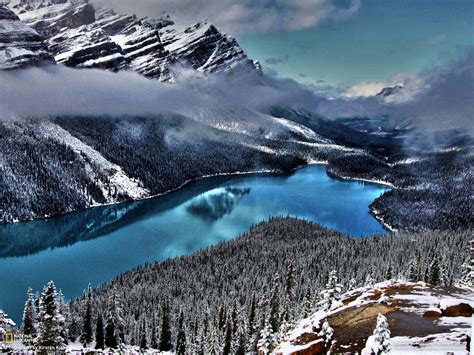 Winter Mountain Lake Wallpapers - Wallpaper Cave