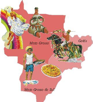 Mapas da Região Centro-Oeste do Brasil em 2020 | Atividades de folclore ...