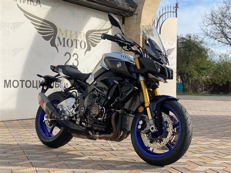 Купить б у Yamaha MT инжектор передач в Динской синий naked bike