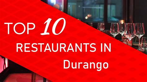 Top 10 Best Restaurants In Durango Colorado Youtube