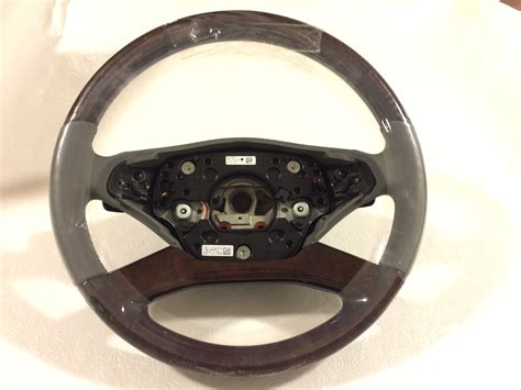 New Genuine Mercedes Benz W S Class Wood Leather Steering Wheel