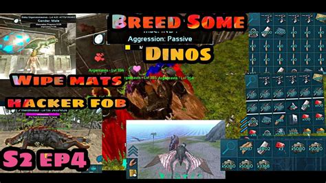 ARK MOBILE FARMING AND TAMES DINOS RAID Hacker Fob S2 EP4 YouTube