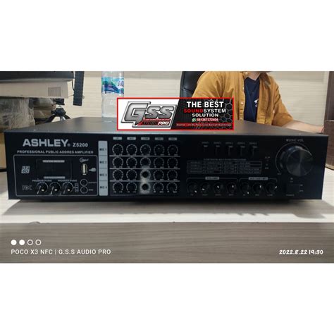 Jual Power Amplifier Ashley Z Original Shopee Indonesia