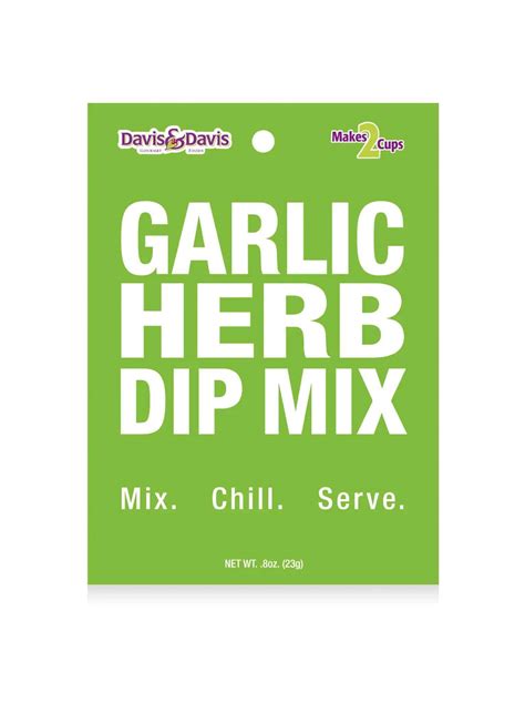 Garlic Herb Seasoning Dip Mix Be Made