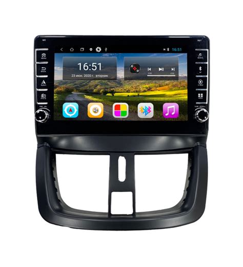 Автомагнитола ANDROID Peugeot 207 2006-2015, Android 12, 2/32GB, с ...
