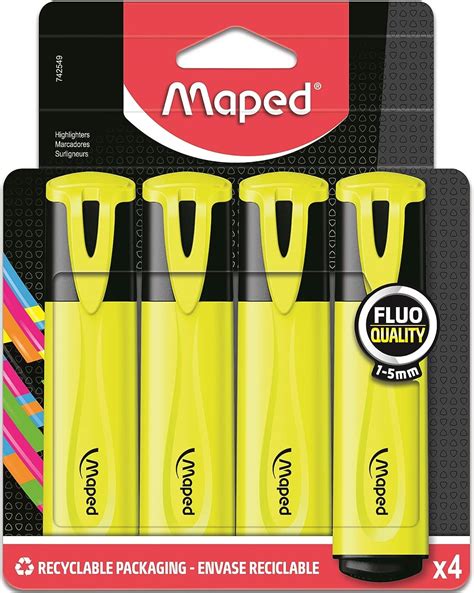 Maped Surligneurs Fluopeps Classic Surligneurs Longue Dur E Pour