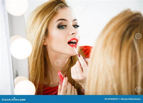 Lipstick On Mirror