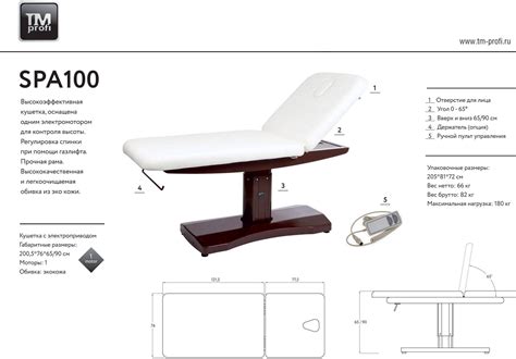 СПА-кушетка SPA100 TRAPP | Индустрия Красоты