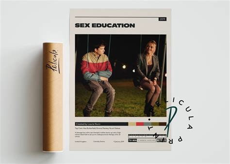 Sex Education Poster Laurie Nunn Minimalist Tv Series Poster Vintage Retro Art Print Custom