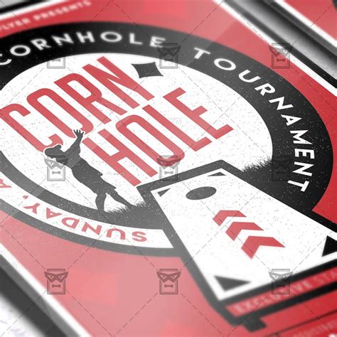 Cornhole Tournament - Community A5 Flyer Template | ExclsiveFlyer ...