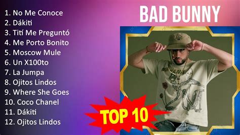 B A D B U N N Y Mix 10 Maiores Sucessos Grandes Exitos Youtube