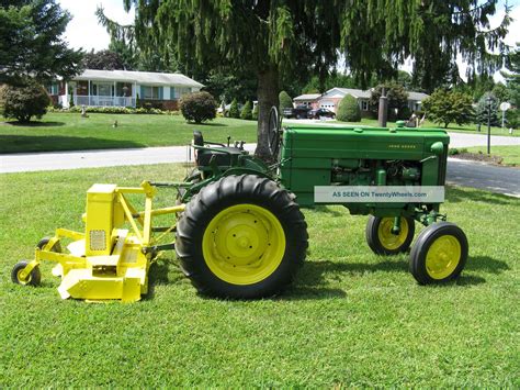 1955 John Deere Model 40 W Woods Rm59 3 Point Finish Mower