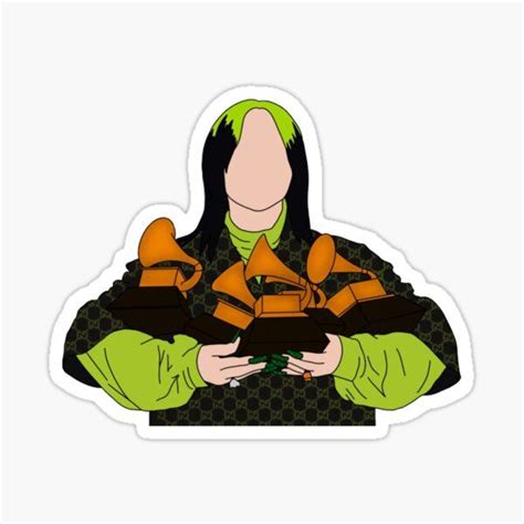 Billie Eilish Stickers For Sale Artofit