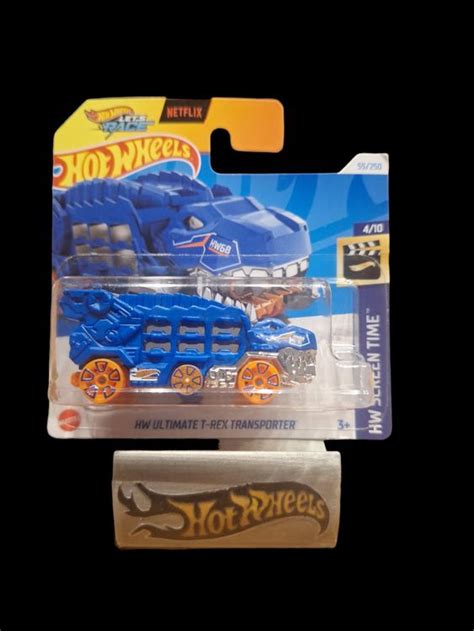 Hot Wheels HW Screen Time 2024 HW Ultimate T Rex Transporter Neu Und Originalverpackt In