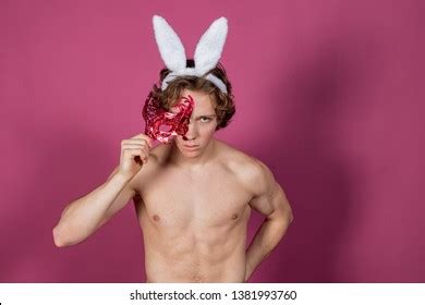 Funny Naked Guy Wearing Bunny Ears Stock Photo 1381993760 Shutterstock