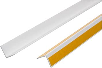 BawiTec Profilé d angle en plastique autocollant Couleur blanc 15