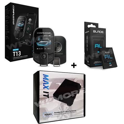 Compustar RFX-P2WT13-SF T13 Kit + FT-900AS MAX IT Remote Start Alarm ...