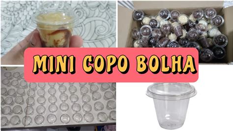 MINI COPO BOLHA / BRIGADEIRO / BRIGADEIRO DE LIMÃO / SUGESTÃO / IDÉIAS