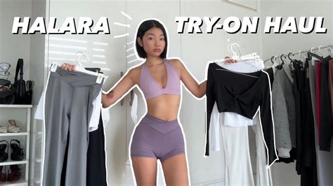 Activewear Try On Haul Ft Halara Affordable And Cute Youtube