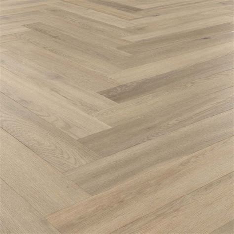 Polyflor Camaro Naked Blond Oak Gluedown Herringbone Lvt Lpq Camaro Blonde Oak