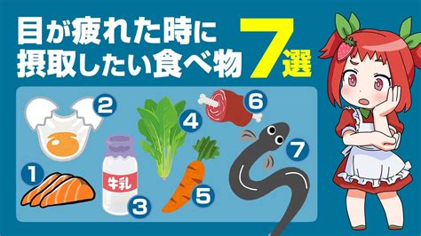 【ゆっくり解説】目が疲れた時に摂取したい食べ物7選 ニコニコ動画