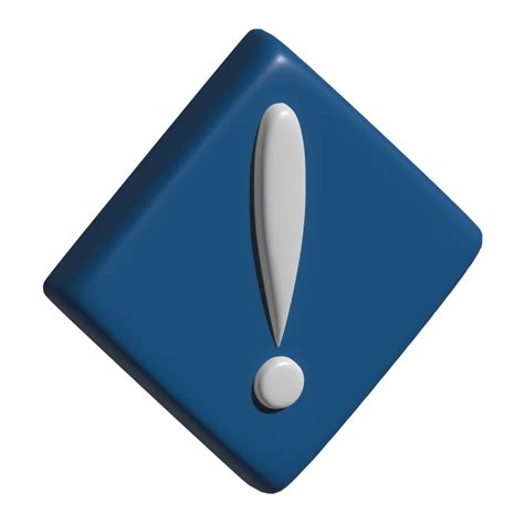 3d Icon Of Alert 19634222 Png