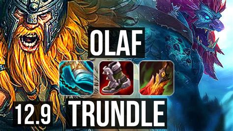 OLAF Vs TRUNDLE TOP 3 5M Mastery 14 1 3 900 Games Legendary