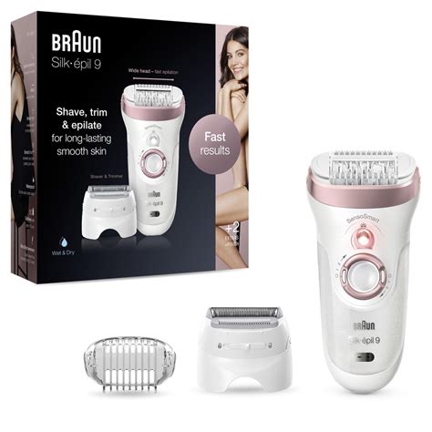 Braun Эпилятор Silk-epil 9 9730 Senso smart 2-в-1, беспроводной ...