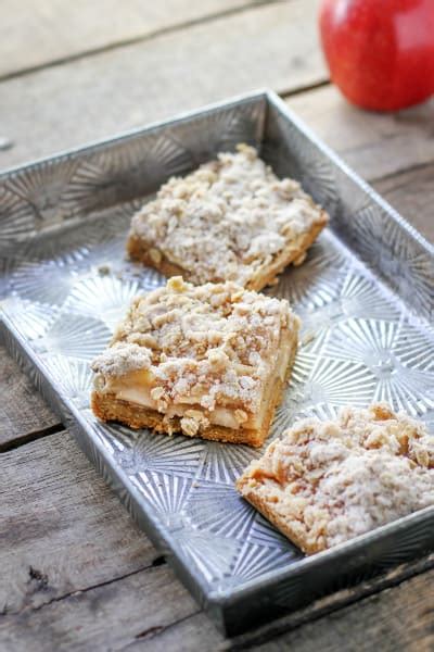 Apple Crisp Bars Recipe Food Fanatic