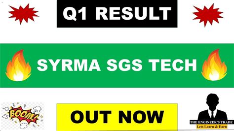 Syrma Sgs Q Results Syrma Sgs Result Syrma Sgs Share Latest