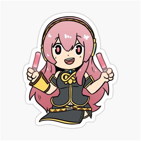 Megurine Luka Stickers Redbubble
