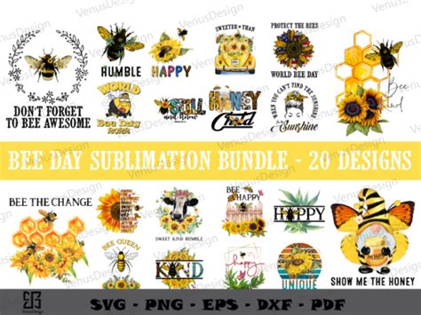 Bee Day Sublimation Bundle 20 Design Bee Lover T Png Files Still