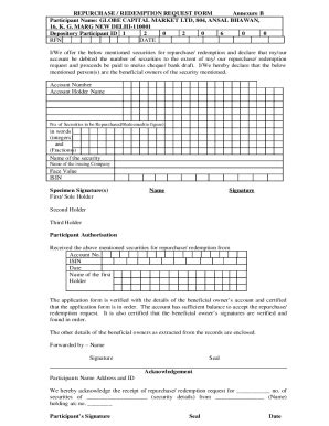 Fillable Online Ann B Repurchase Request Form Fax Email Print Pdffiller