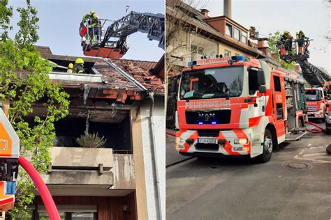 Frankfurt Feuerwehr Rettet Mehrere Menschen Aus Brennendem Haus In