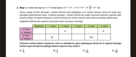 8 sınıf matematik sorusu Sorumatik