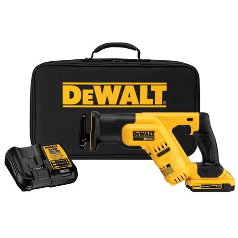 Dewalt 20 Volt Max Lithium Ion Cordless Compact Reciprocating Saw With