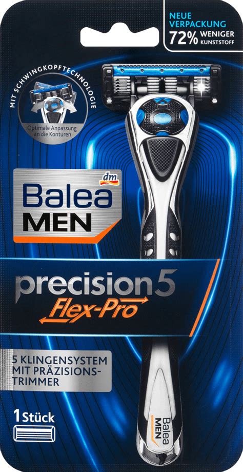 Balea MEN Moški brivnik s 5 rezili precision Flex Pro 1 kos dm si