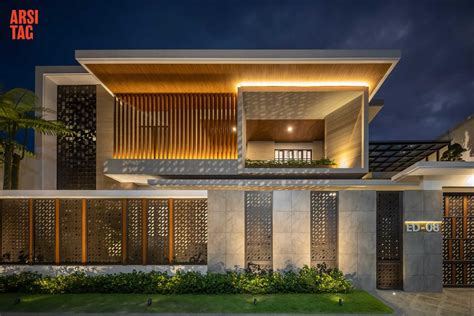 Desain Rumah Modern Kontemporer Dengan Special Lighting Arsitag Blog