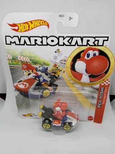 Hot Wheels Mario Kart Red Yoshi Standard Kart MercadoLibre
