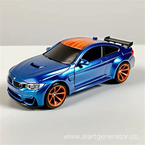 Hot Wheels BMW M Toy Car Racing AI Art Generator