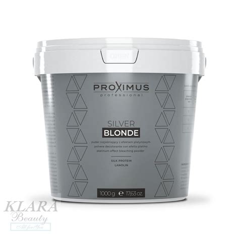 Proximus Rozja Niacz Do W Os W Silver Blonde Bezpy Owy Puder Rozja Niaj Cy G Klara Beauty