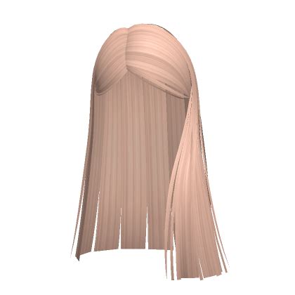 Sleek Straight Hair In Blonde Roblox
