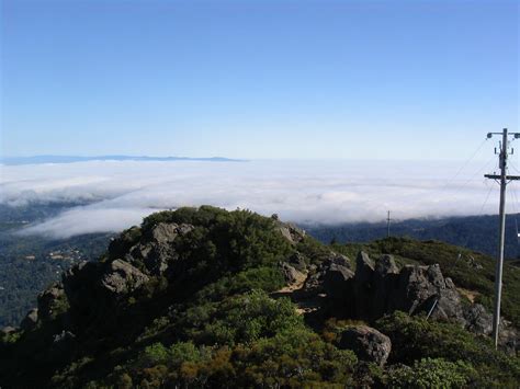 Mt Tam Looking South The Golden Gate Is Under That Fog So… Flickr