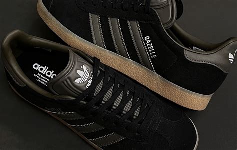 The Adidas Gazelle Black Grey Gum Trainer Celebrates All Things Gazelle