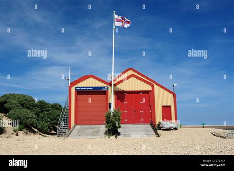 Wells Lifeboat Station Norfolk England Uk Stock Photo Alamy